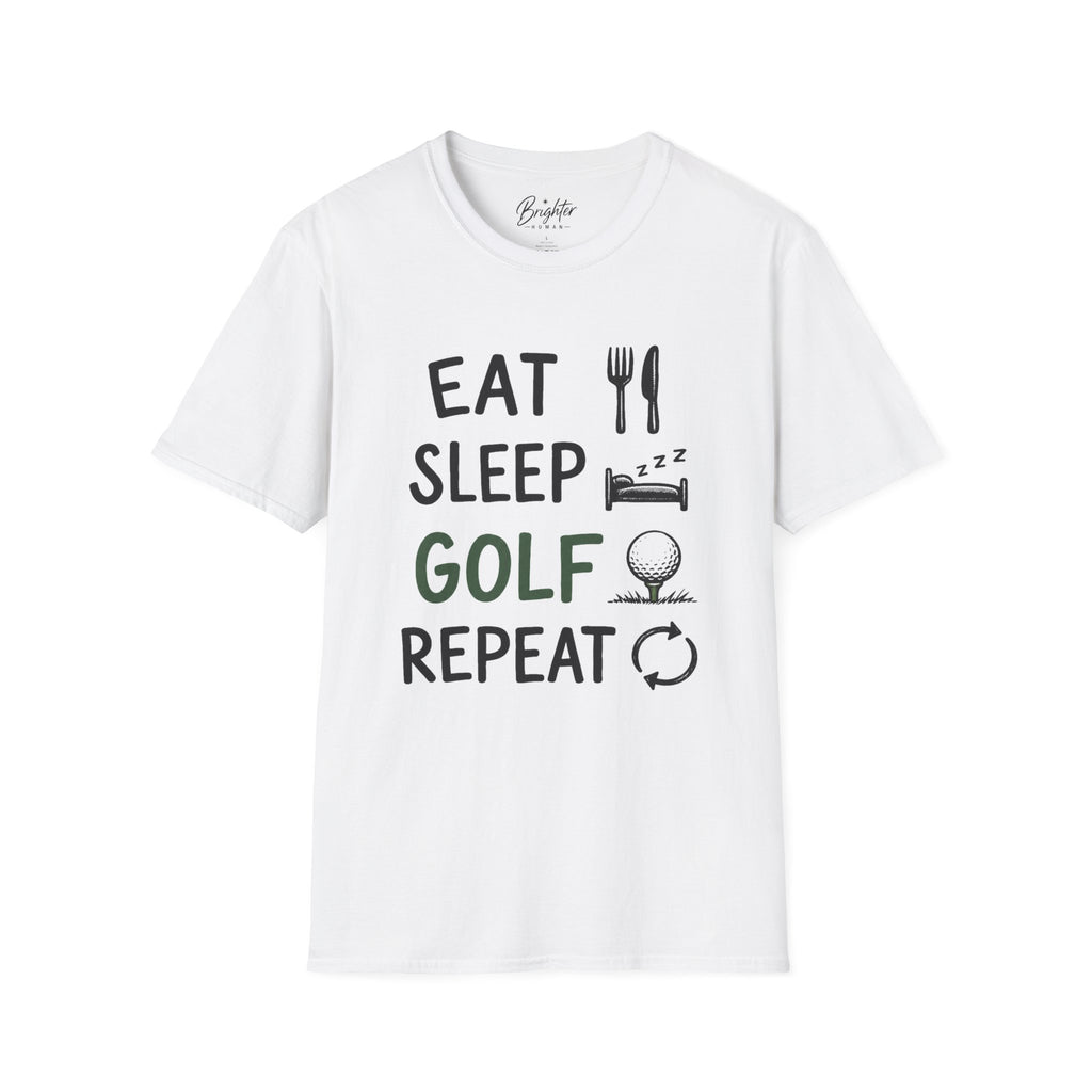 Eat, Sleep, Golf, Repeat Golf T-Shirt