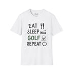 Eat, Sleep, Golf, Repeat Golf T-Shirt