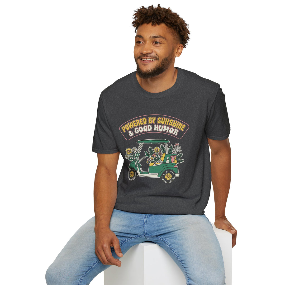 Powered By Sunshine & Good Humor Golf T-Shirt