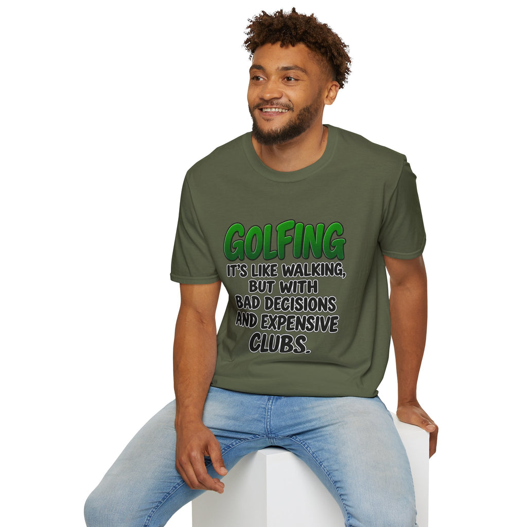 Golfing Is Like Walking Golf T-Shirt