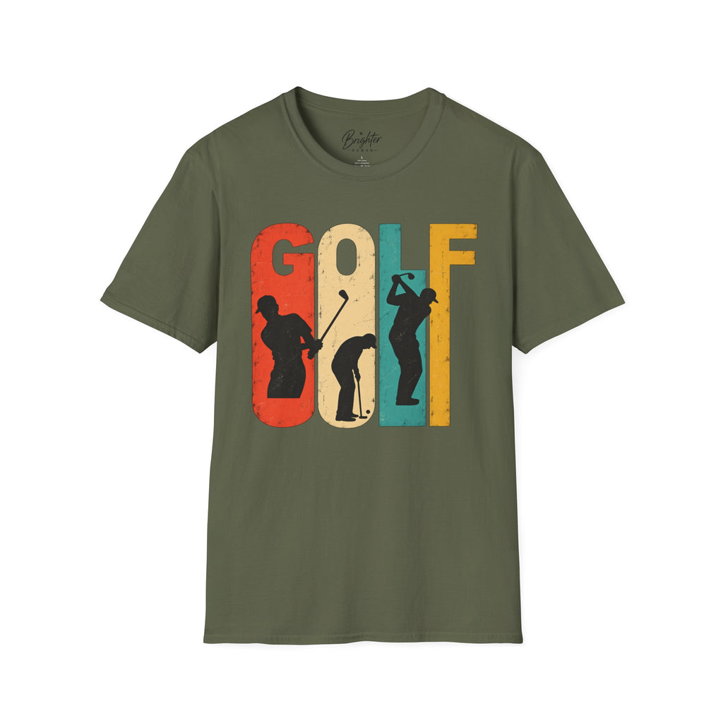 Retro Golf - Four Panel Graphic Tee - RG-01