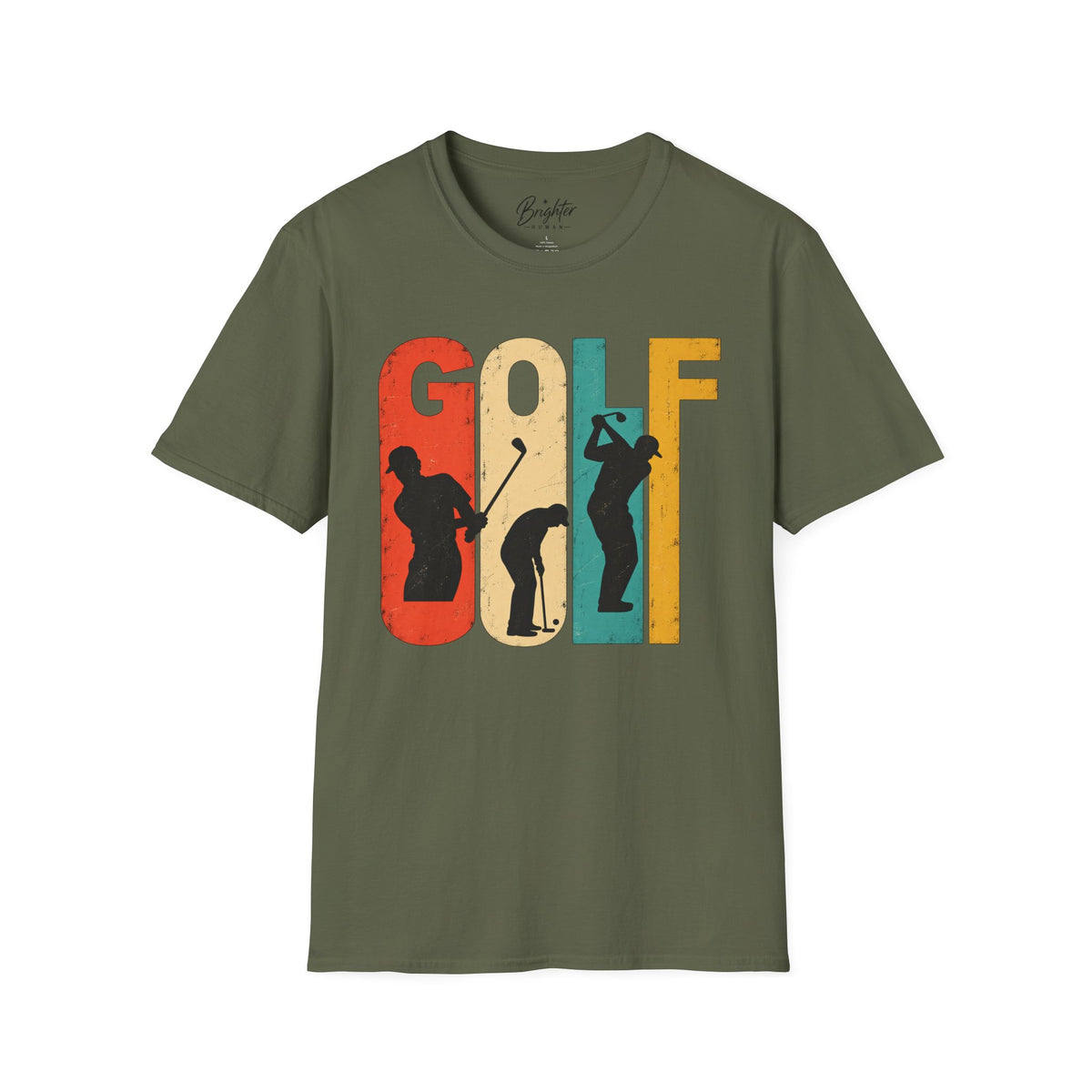 Retro Golf - Four Panel Graphic Tee - RG-01