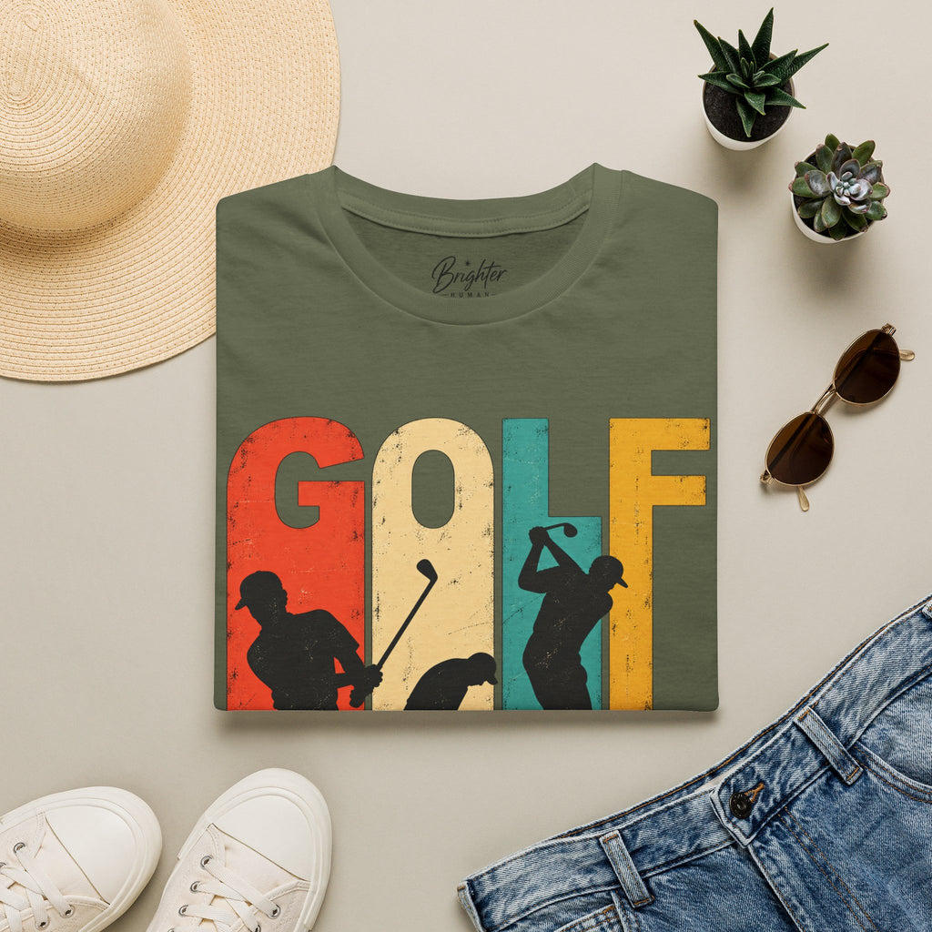 Retro Golf - Four Panel Graphic Tee - RG-01