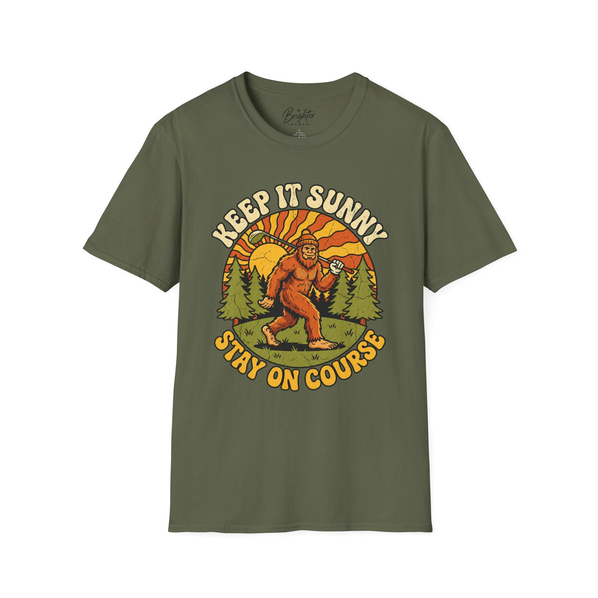 Keep It Sunny, Stay On Course Golf T-Shirt
