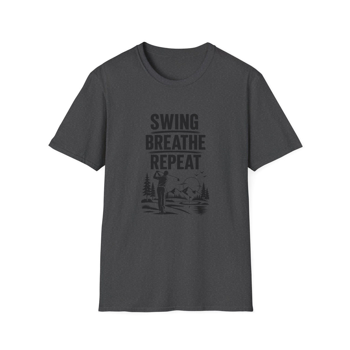 Swing, Breath, Repeat Golf T-Shirt