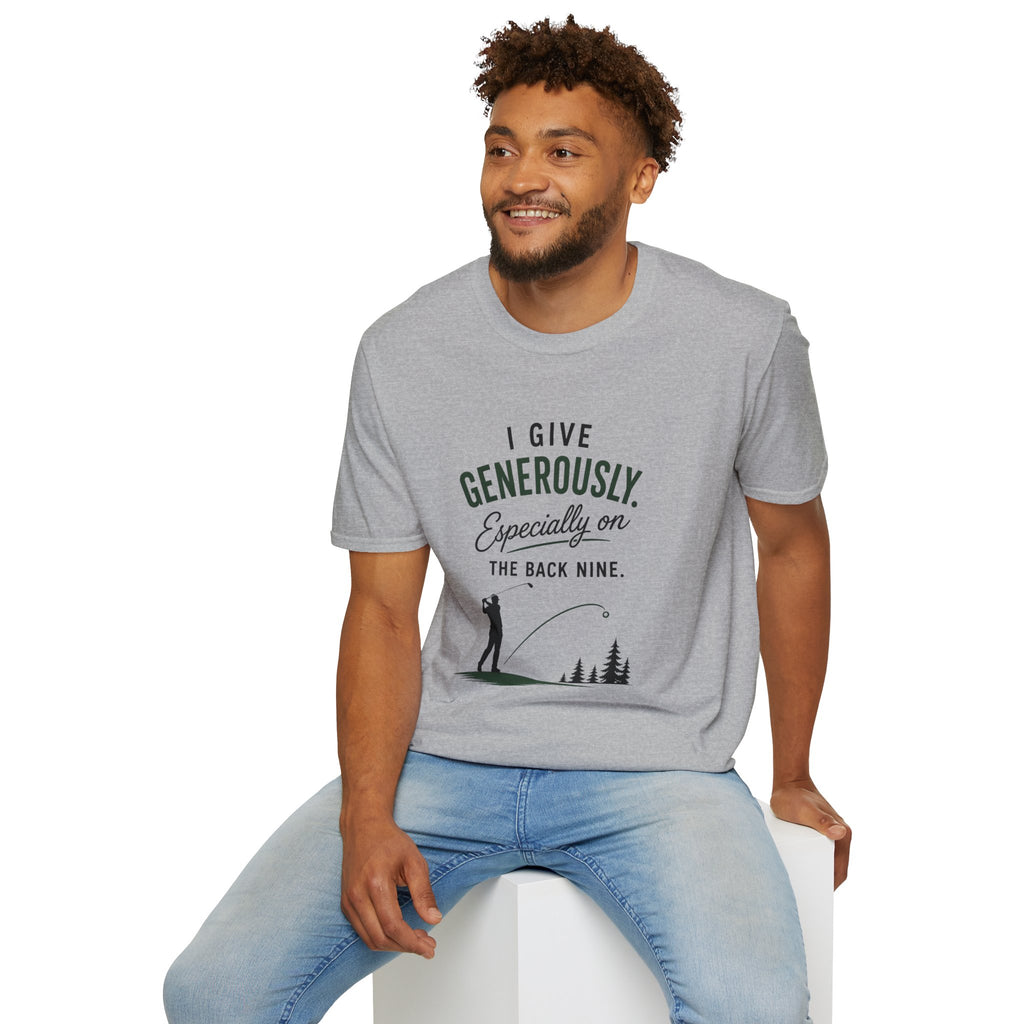 I Give Generously Golf T-Shirt