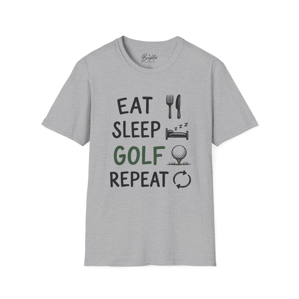 Eat, Sleep, Golf, Repeat Golf T-Shirt