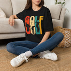 Retro Golf - Four Panel Graphic Tee - RG-01