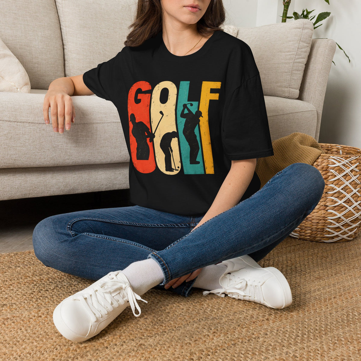Retro Golf - Four Panel Graphic Tee - RG-01