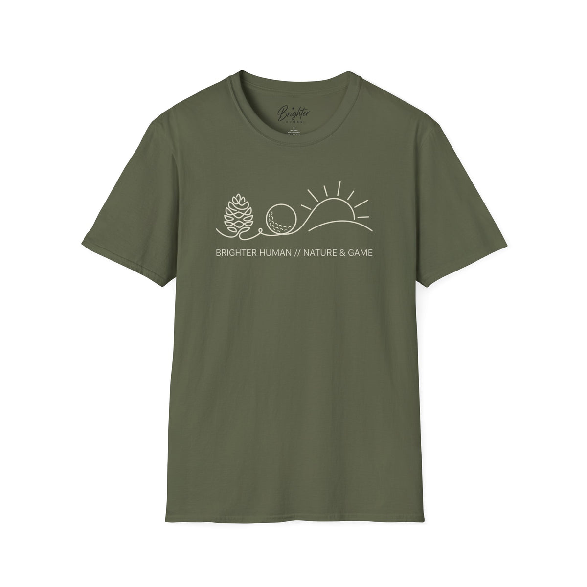 Brighter Human/Nature/Game Golf T-Shirt