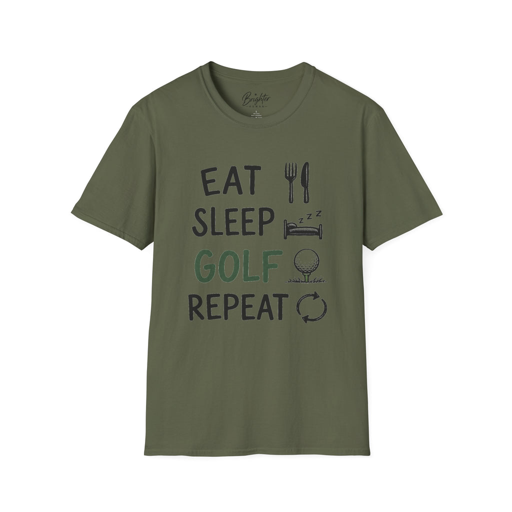 Eat, Sleep, Golf, Repeat Golf T-Shirt