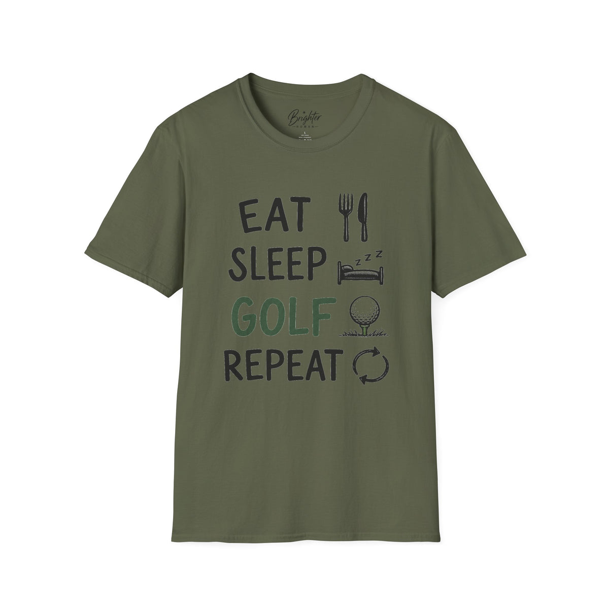 Eat, Sleep, Golf, Repeat Golf T-Shirt