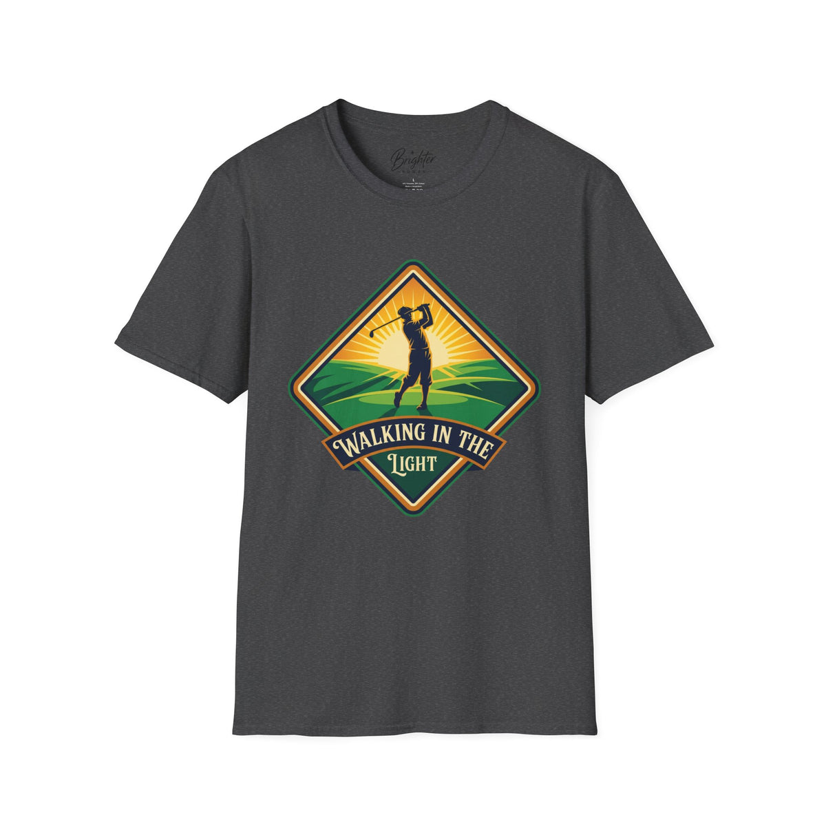 Walking In the Light Golf T-Shirt