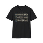 Morning Brew, Outdoor Vibes, Brighter Days Golf T-Shirt