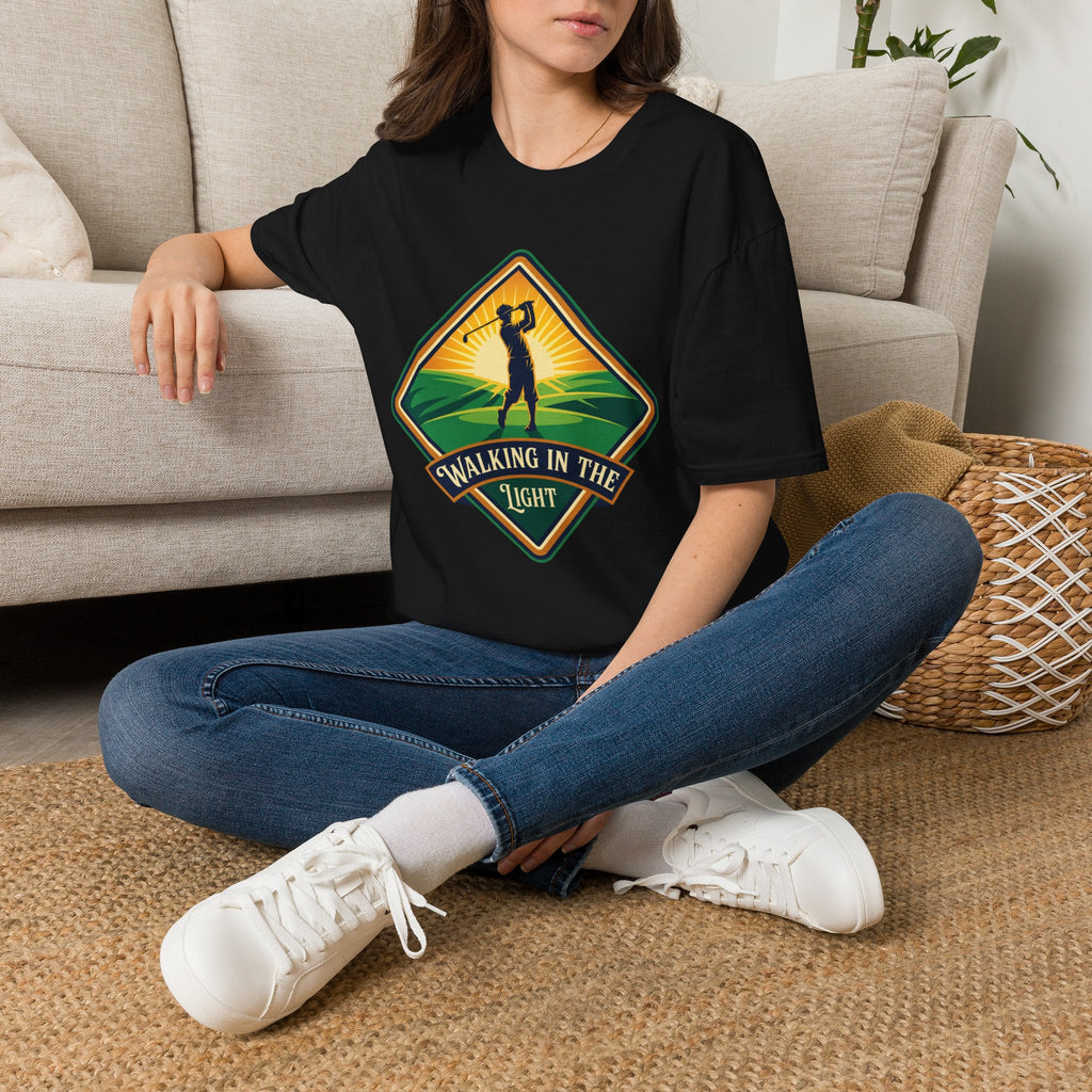 Walking In the Light Golf T-Shirt