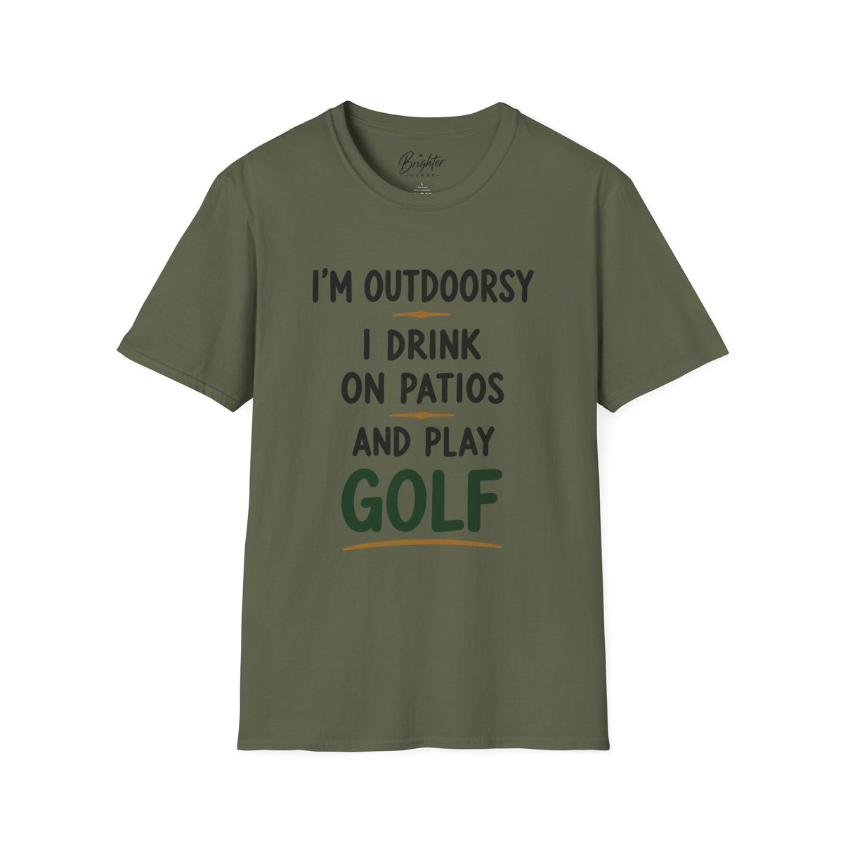 I'm Outdoorsy Golf T-Shirt
