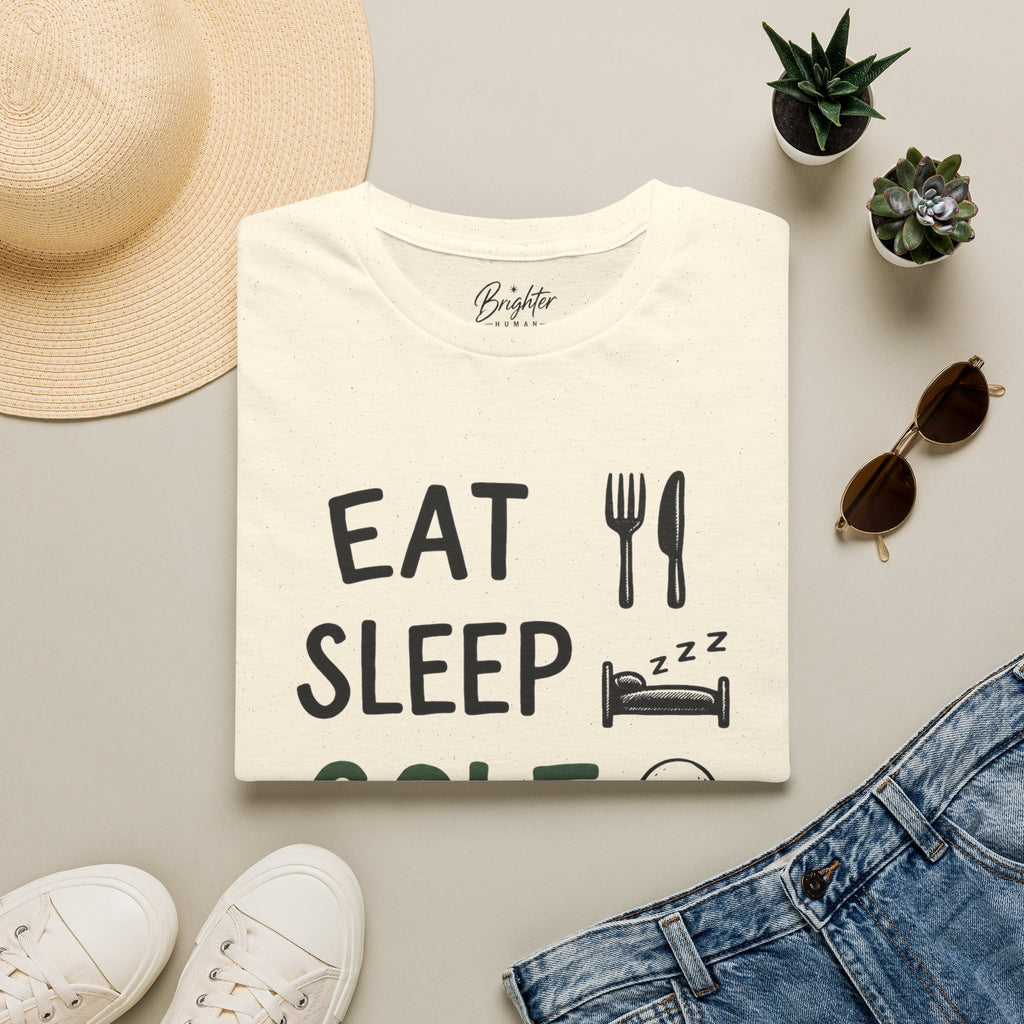 Eat, Sleep, Golf, Repeat Golf T-Shirt