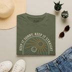 Keep It Sunny, Keep It Straight Golf T-Shirt