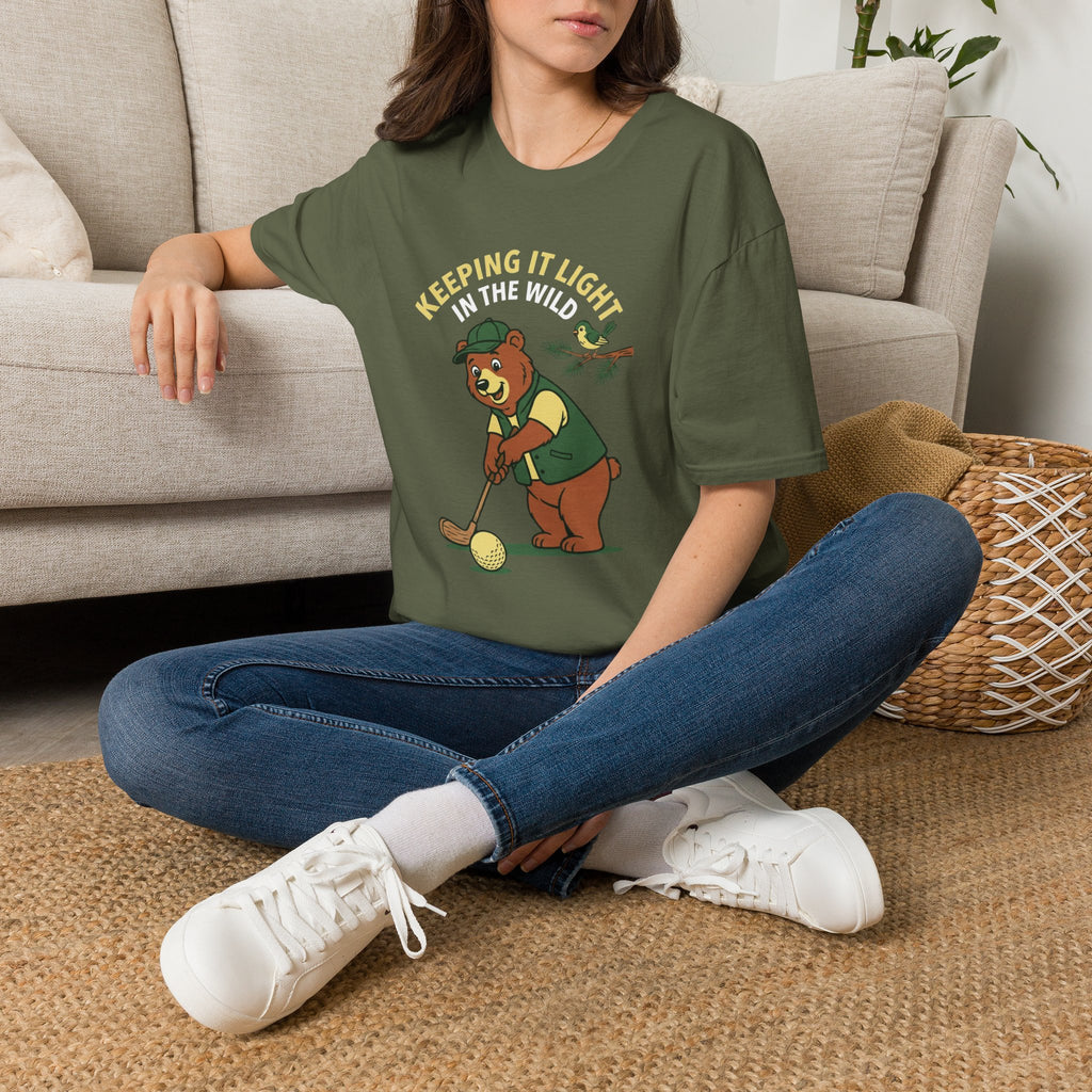 Keeping It Light in The Wild Golf T-Shirt