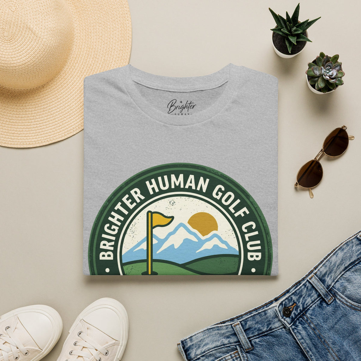 Brighter Human Golf Club Golf T-Shirt