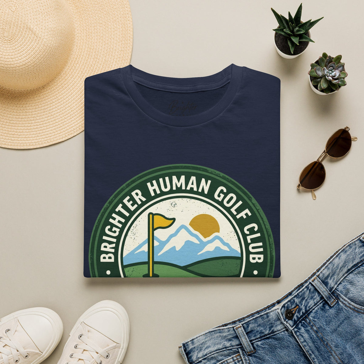 Brighter Human Golf Club Golf T-Shirt