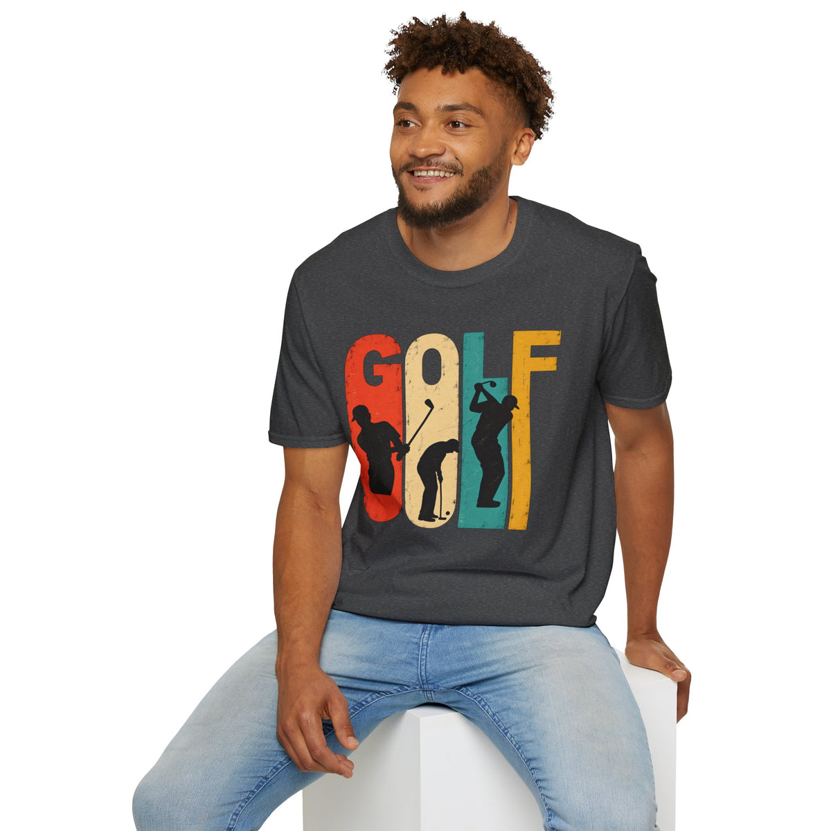 Retro Golf - Four Panel Graphic Tee - RG-01