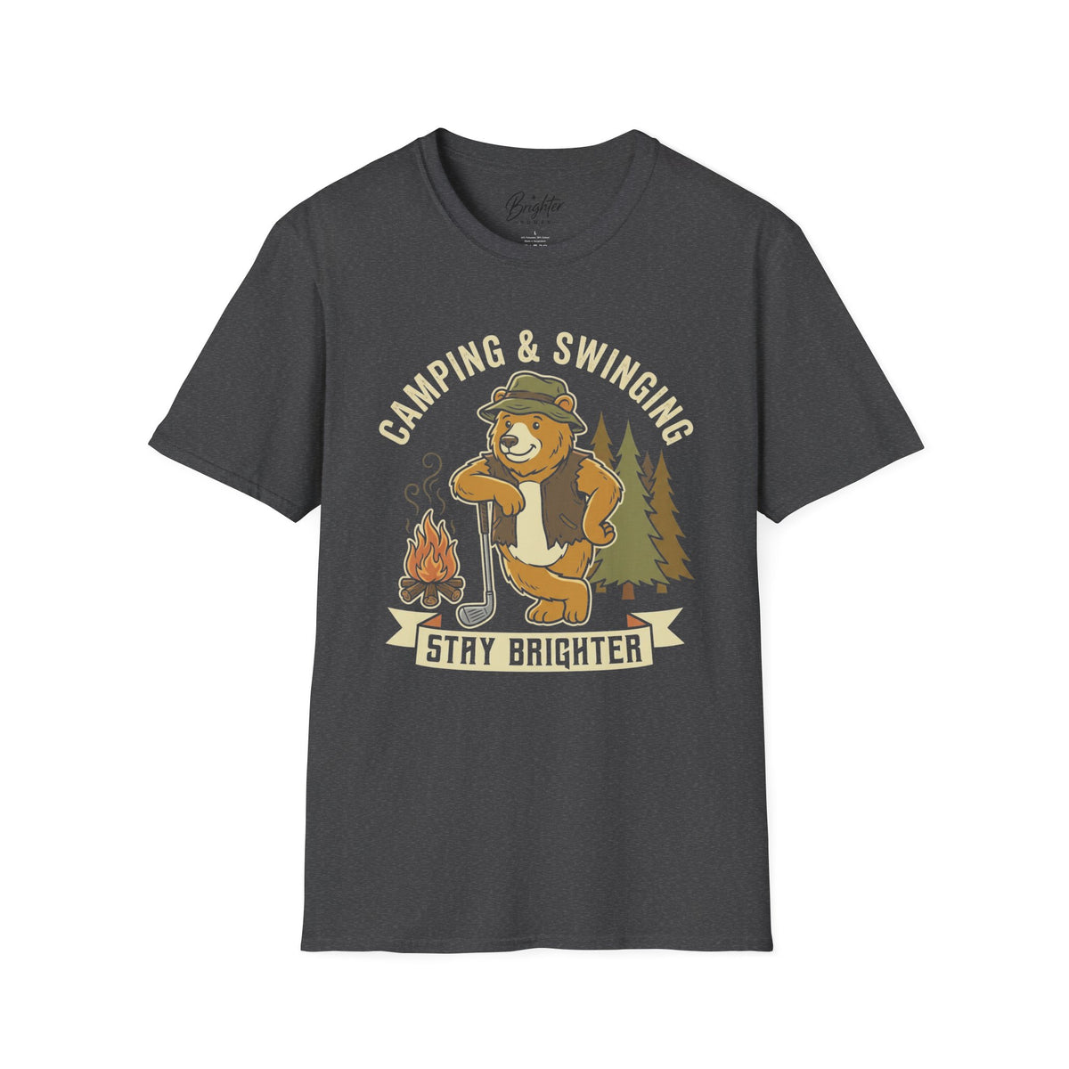 Camping And Swinging Golf T-Shirt