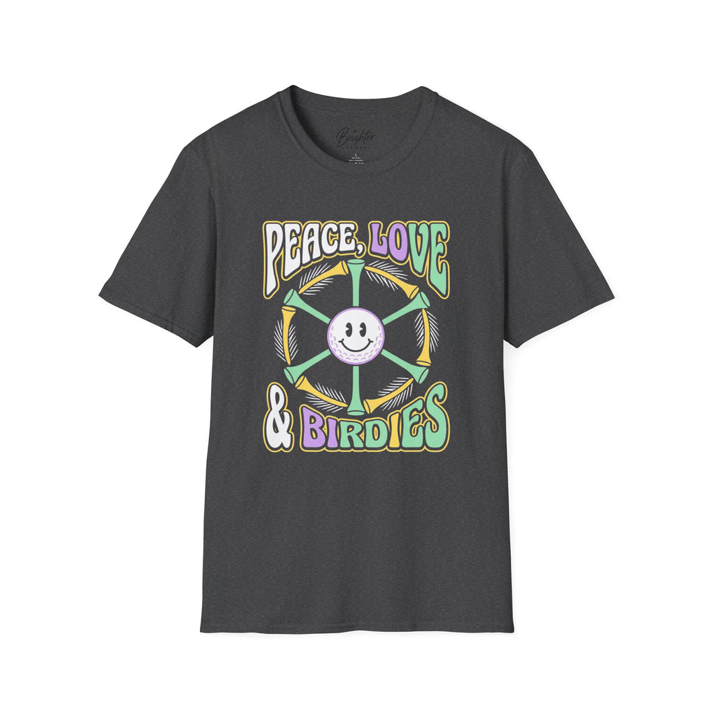 Peace, Love, and Birdies Golf T-Shirt
