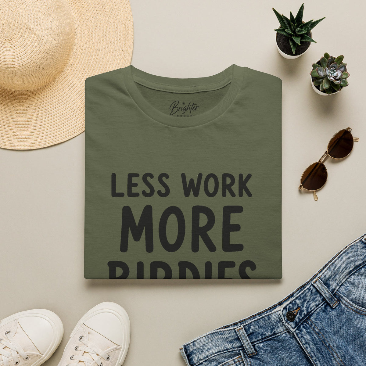 Less Work, More Birdies Golf T-Shirt