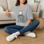 On The Course I'm An Angel Golf T-Shirt