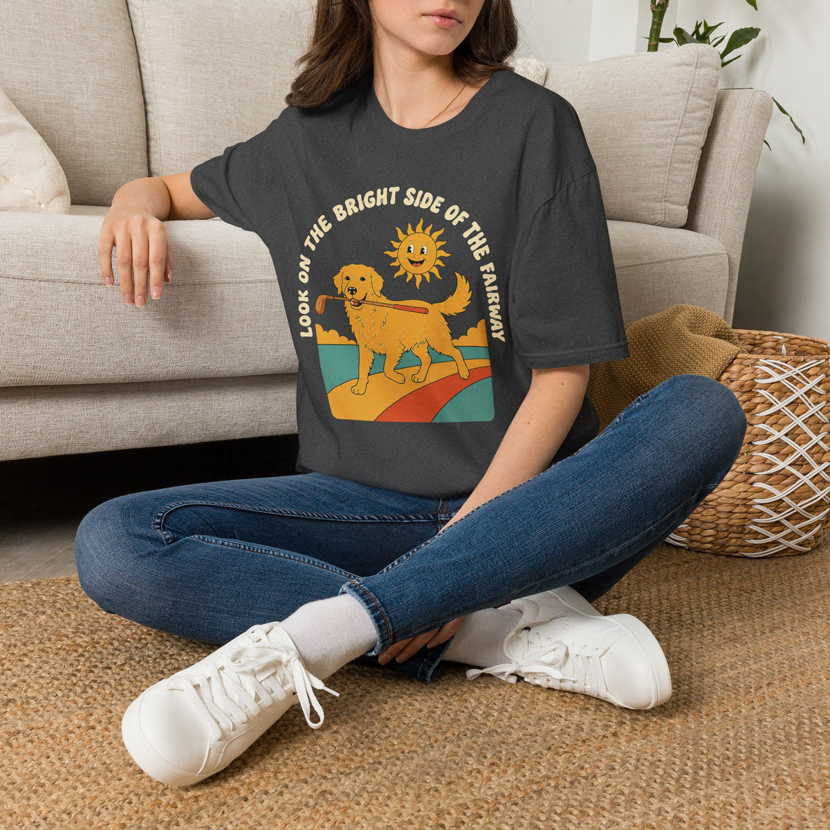 Look On The Bright Side Of The Fairway Golf T-Shirt
