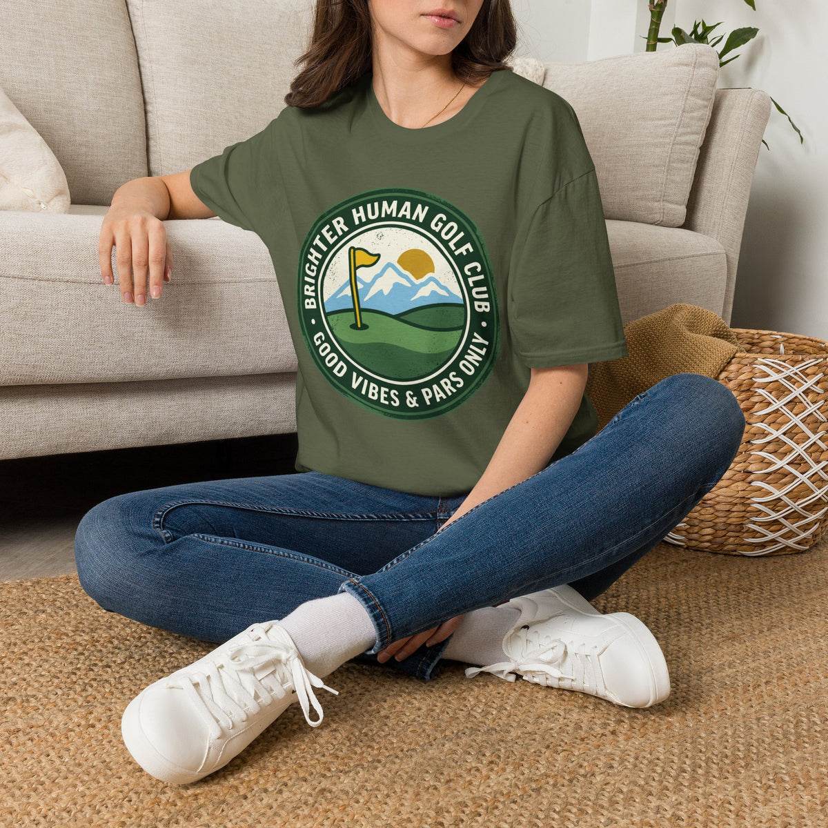 Brighter Human Golf Club Golf T-Shirt