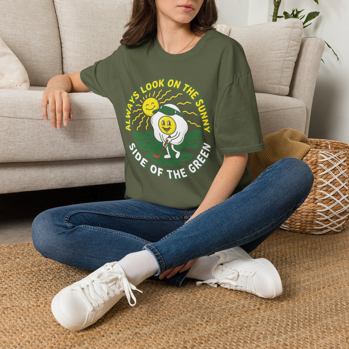 Always Look On The Sunny Side Golf T-Shirt