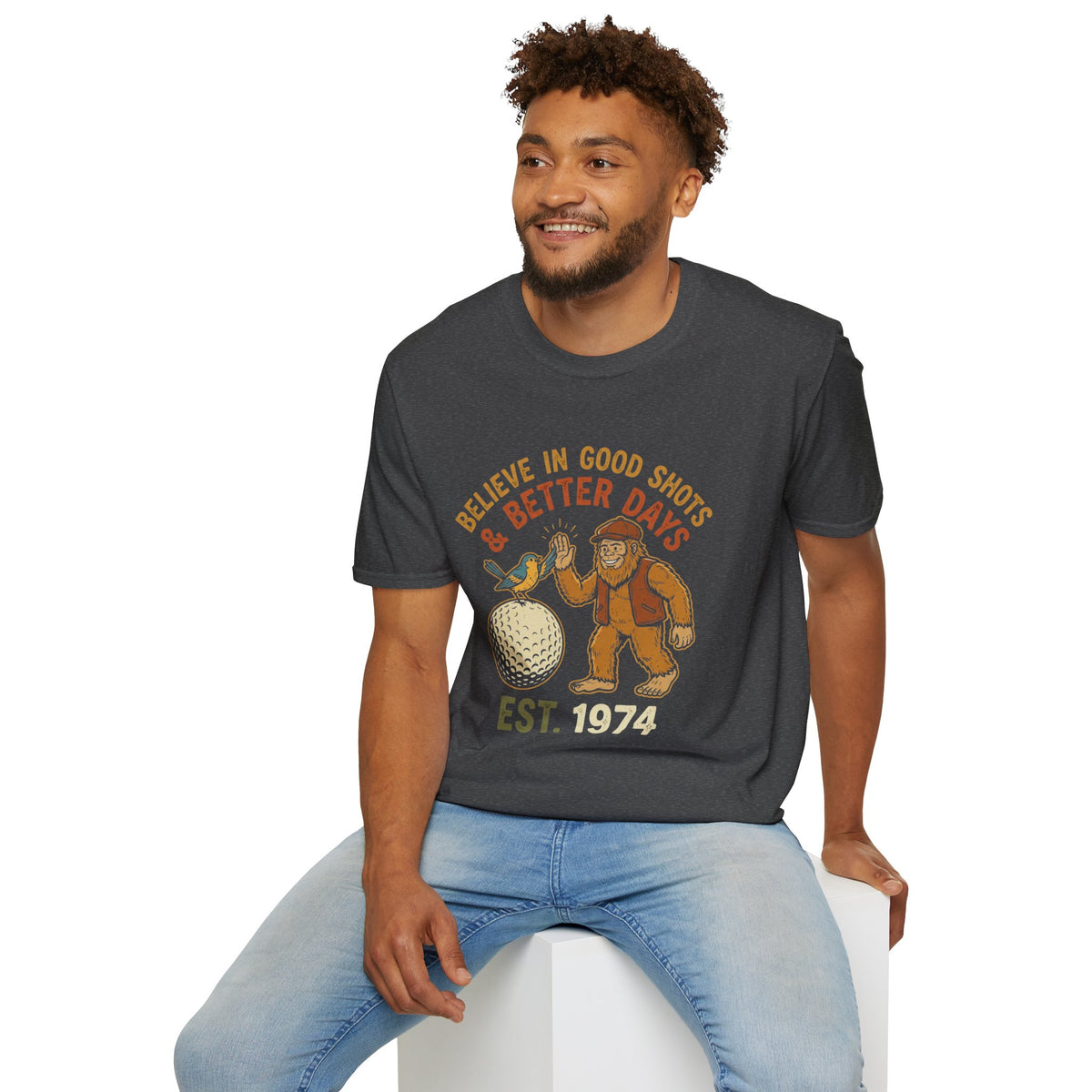 Believe In Good Shots And Better Days Golf T-Shirt