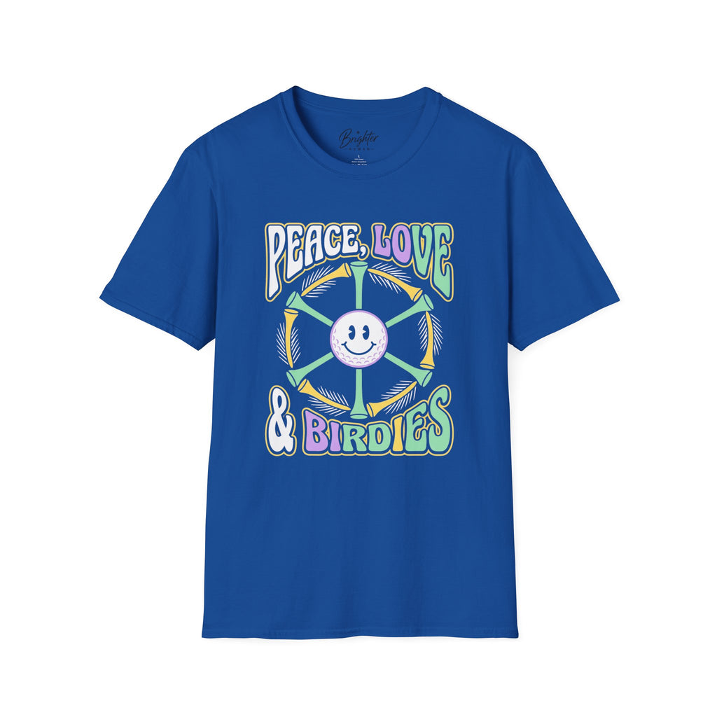 Peace, Love, and Birdies Golf T-Shirt