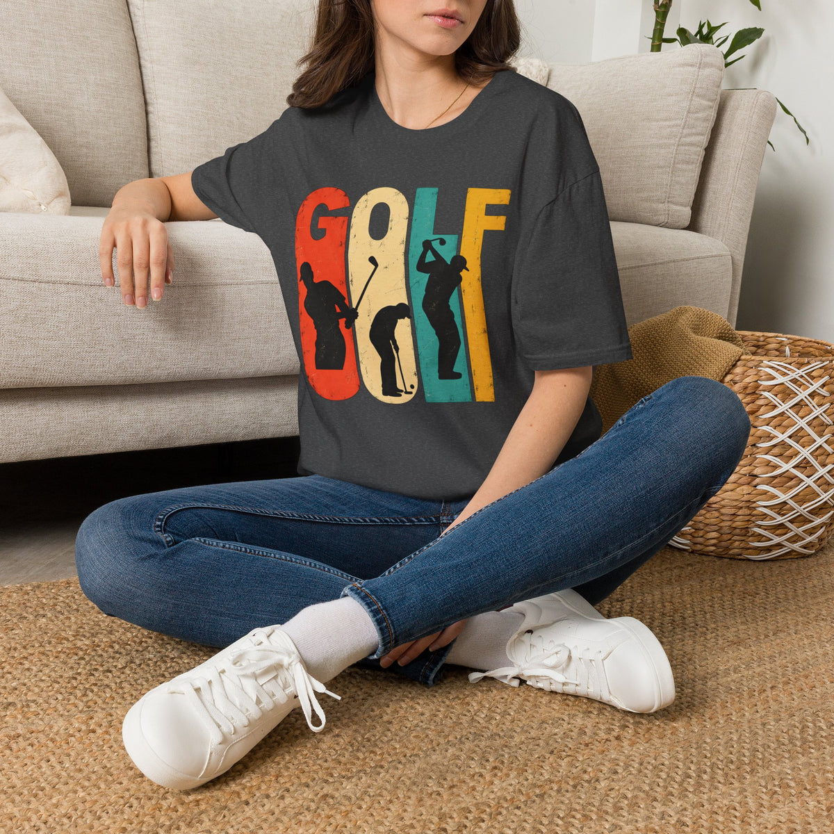 Retro Golf - Four Panel Graphic Tee - RG-01