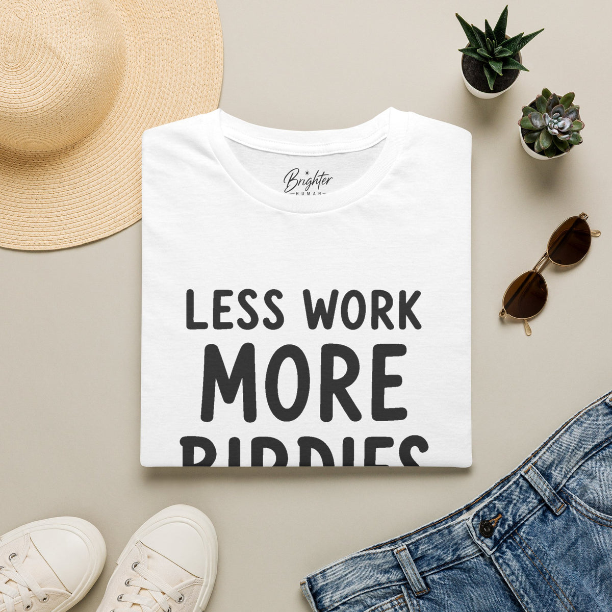 Less Work, More Birdies Golf T-Shirt