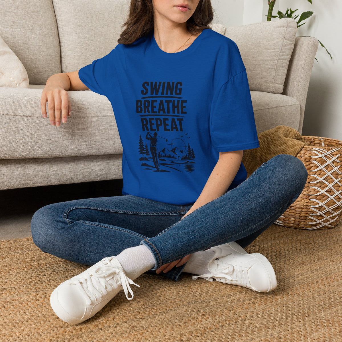 Swing, Breath, Repeat Golf T-Shirt