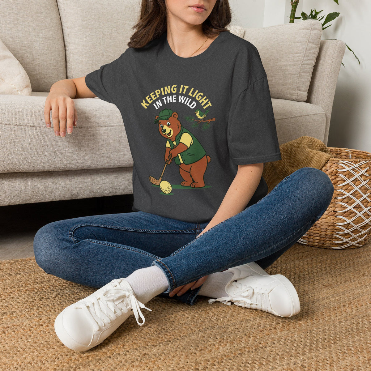 Keeping It Light in The Wild Golf T-Shirt
