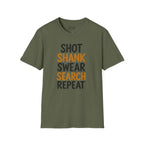 Shot, Shank, Search, Repeat Golf T-Shirt