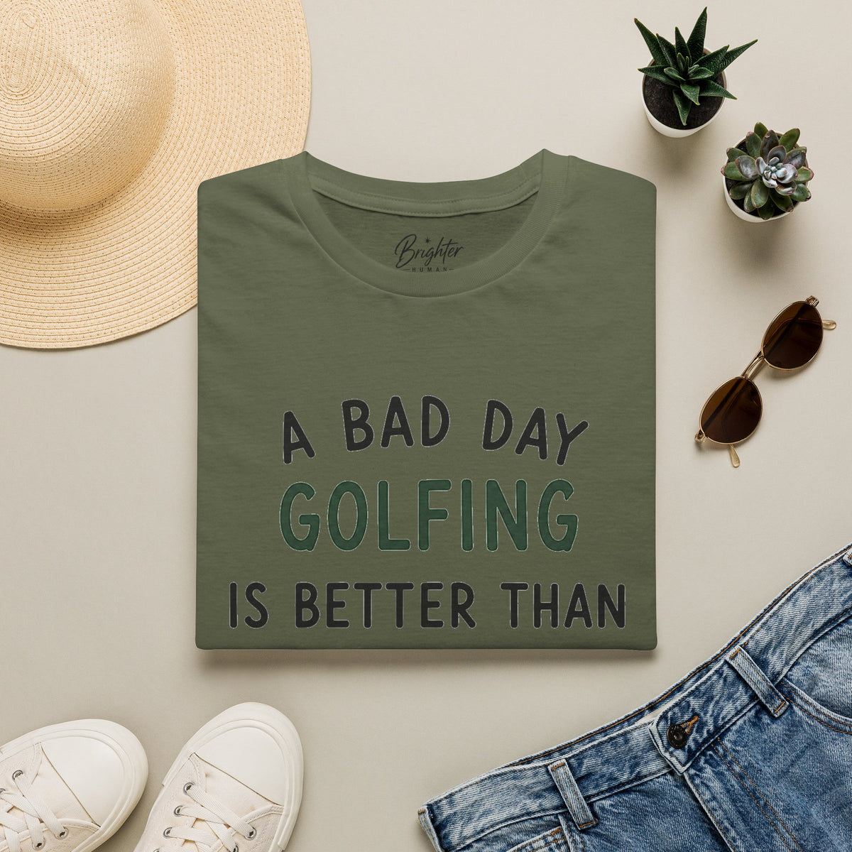A Bad Day Golfing Golf T-Shirt