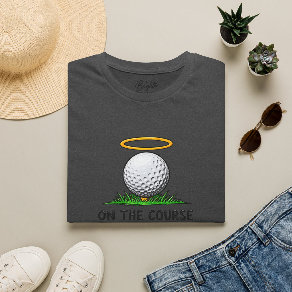 On The Course I'm An Angel Golf T-Shirt