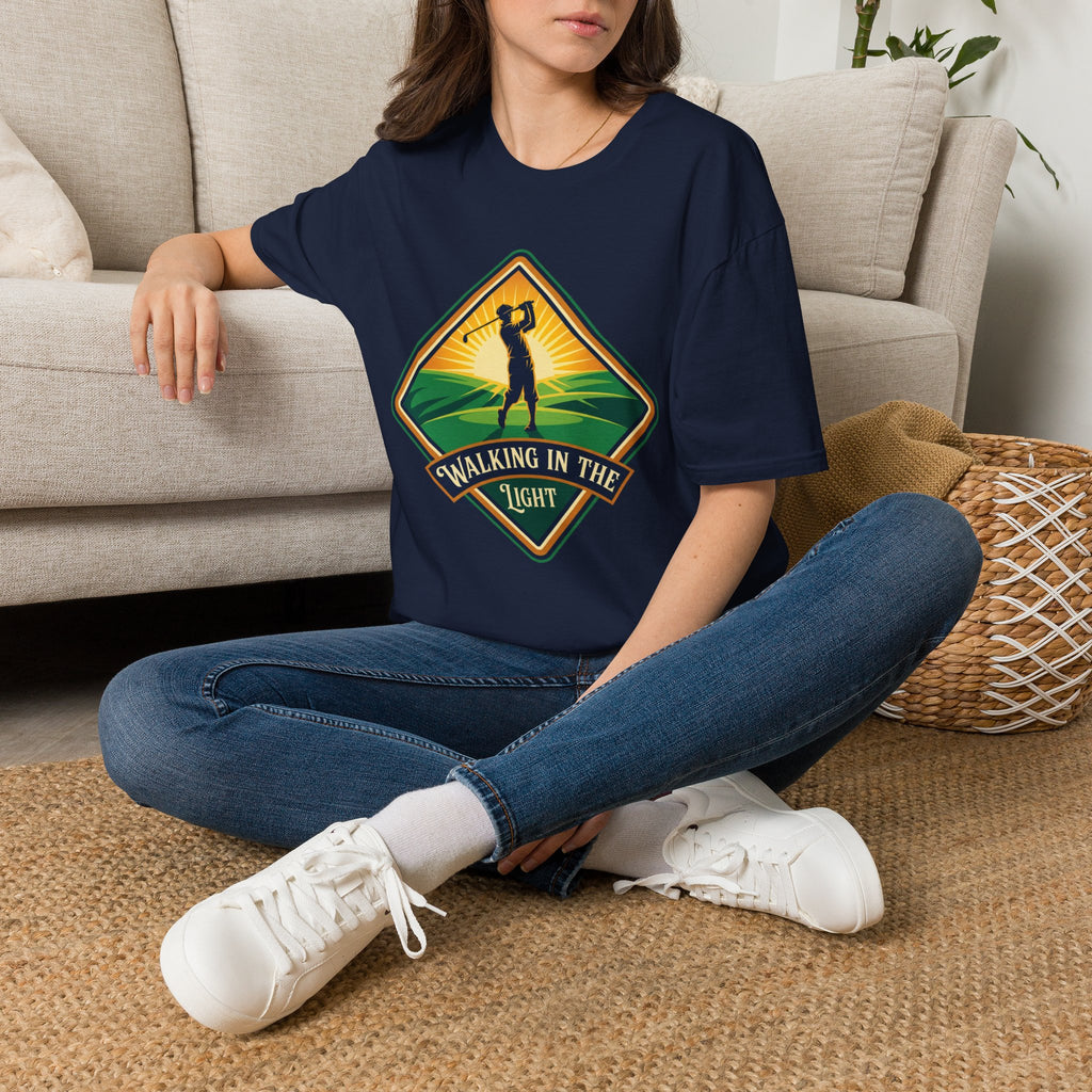 Walking In the Light Golf T-Shirt