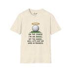 On The Course I'm An Angel Golf T-Shirt