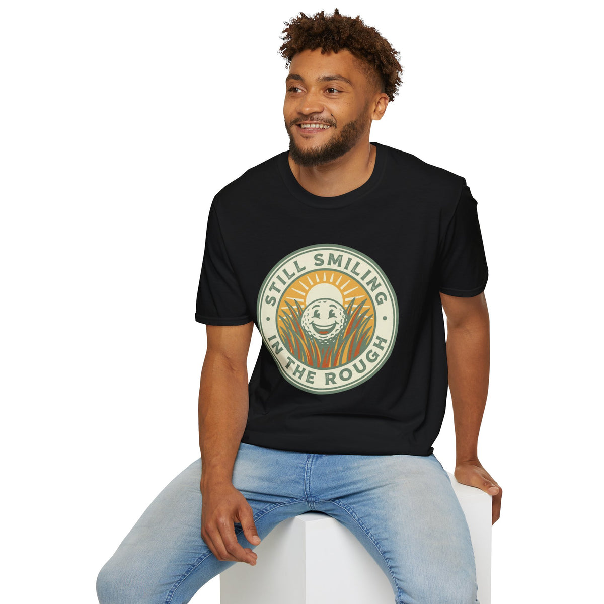 Still Smiling In The Rough Golf T-Shirt